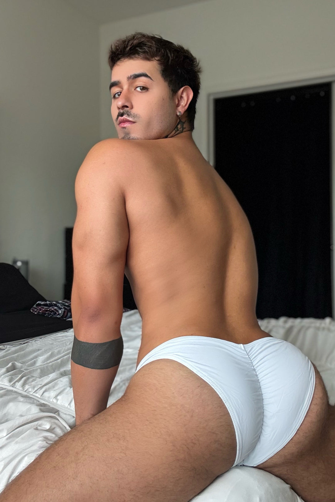 Classic Scrunch-Butt Swim Briefs - Polar White