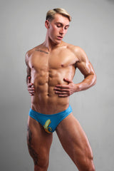 Lovesick Briefs - Blue with Banana Print - JJ Malibu 