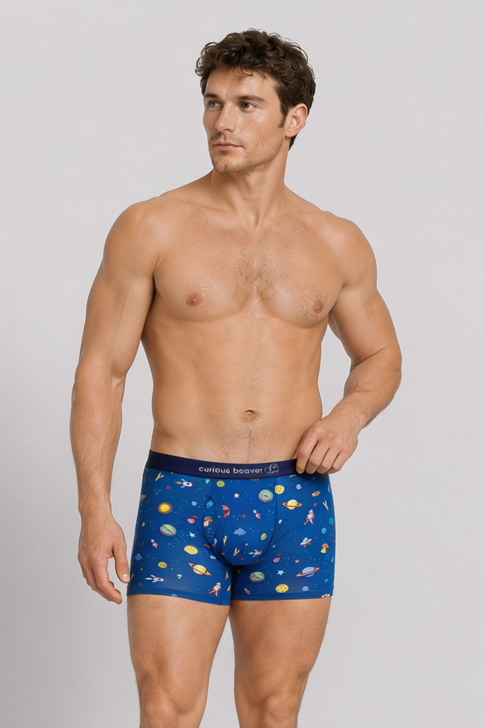 Men's Boxer Briefs - Galaxy