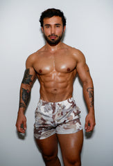 Festival 3" Jersey Mesh Short Shorts - Khaki Camo