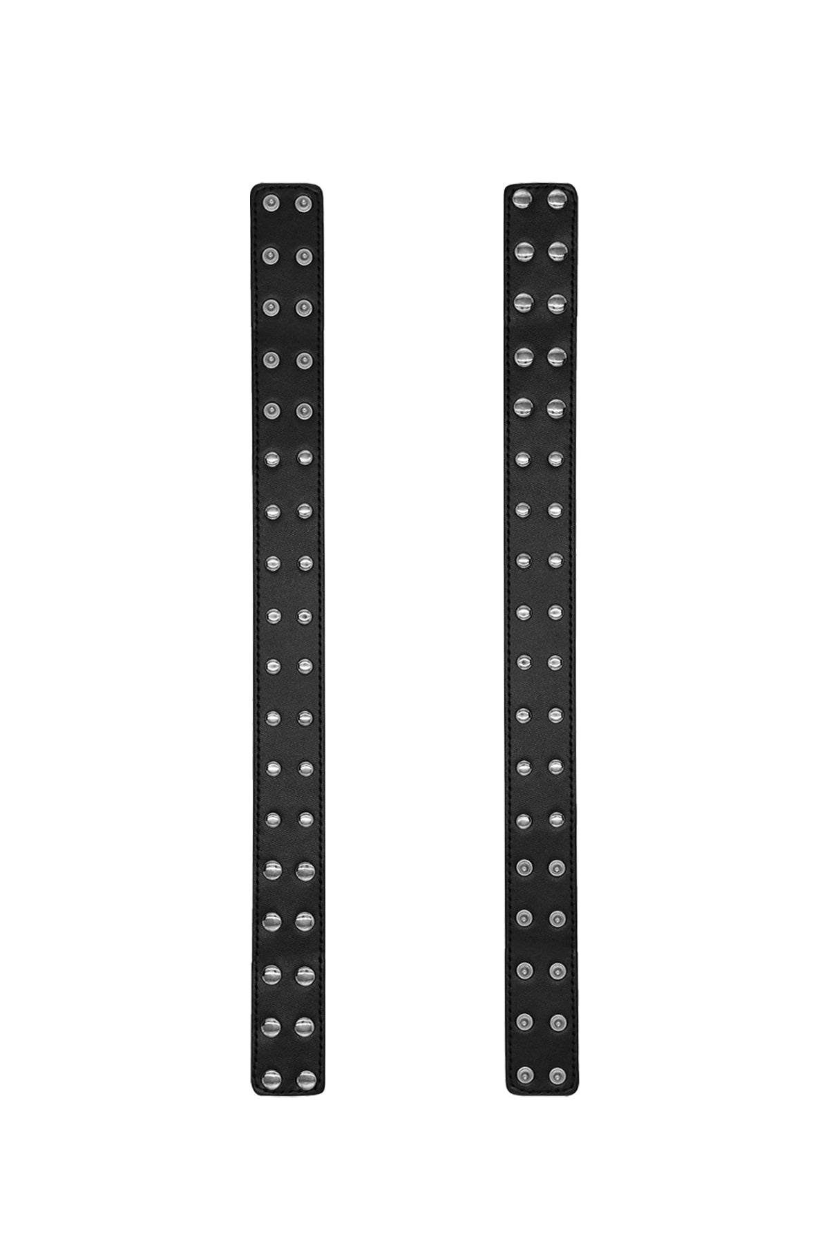 Vegan Leather Studded Arm Bands - Black