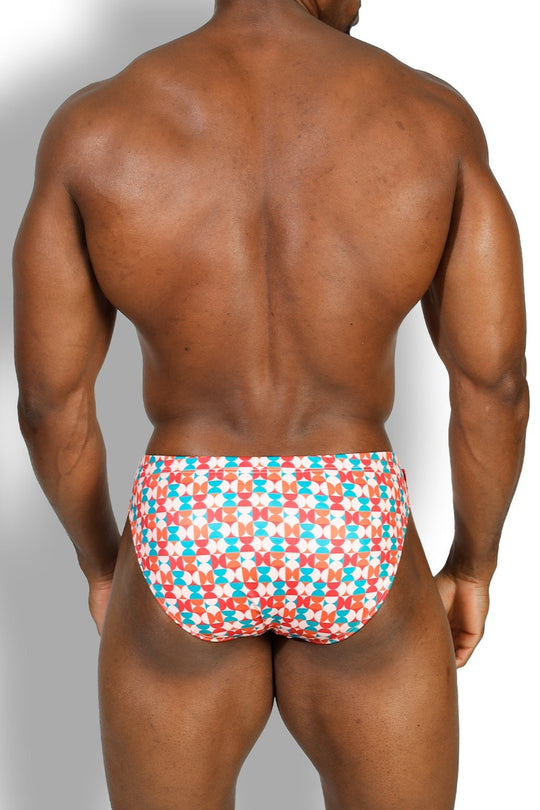 Wet-N-Wild Swim Briefs - 70's Retro