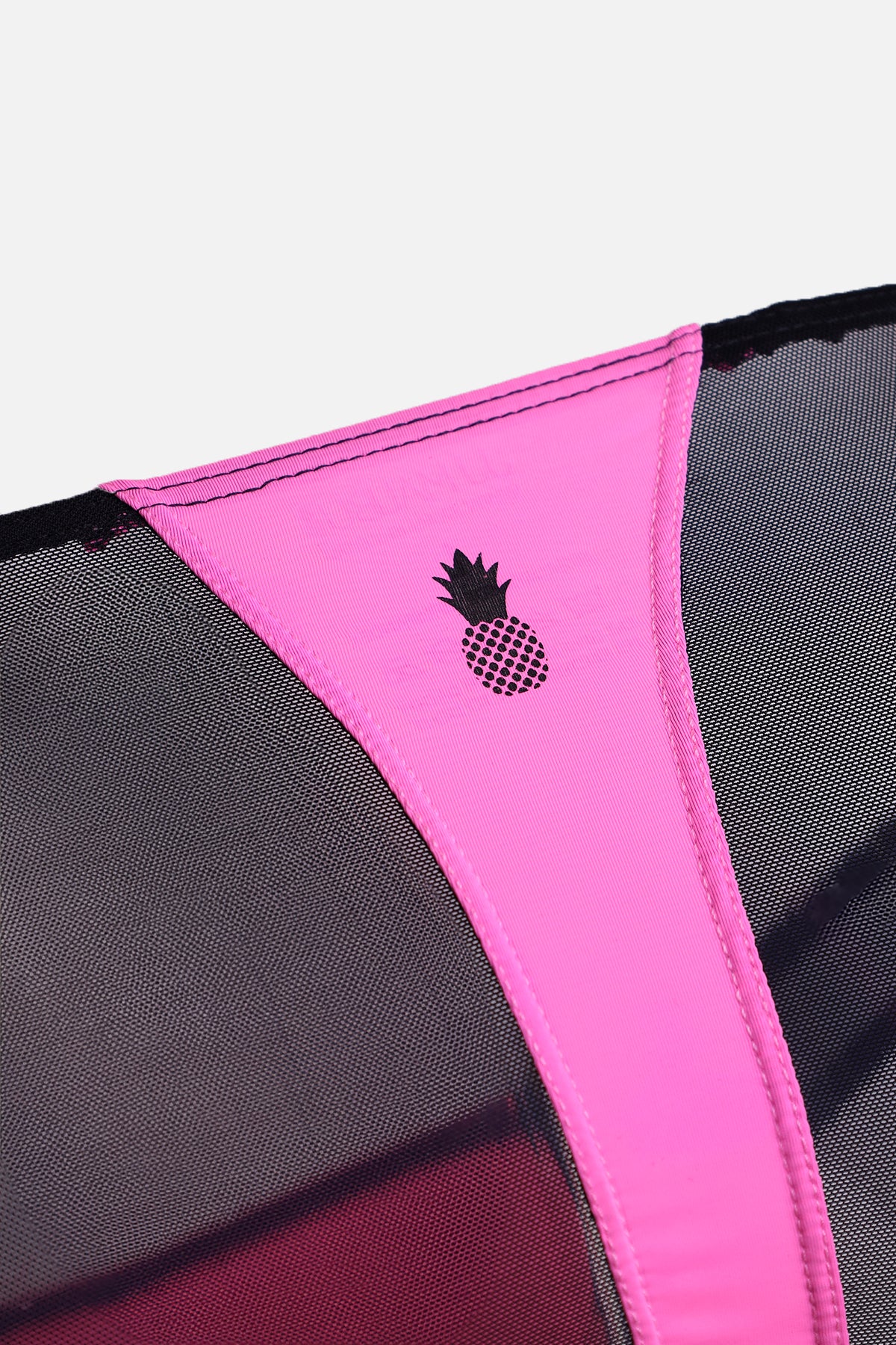 Club-Kid Mesh Bikini Briefs - Hot Pink