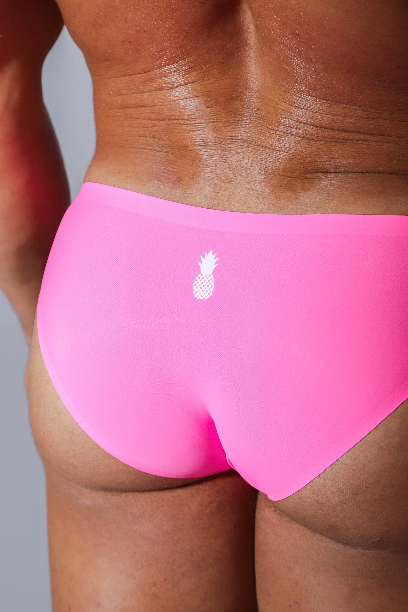 After-Hours Silky Seamless Briefs - Hot Pink - JJ Malibu 