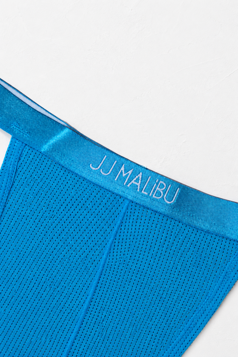 Now-or-Never Mesh Thong - Bold Blue