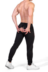 Peek-A-Boo Joggers - Black