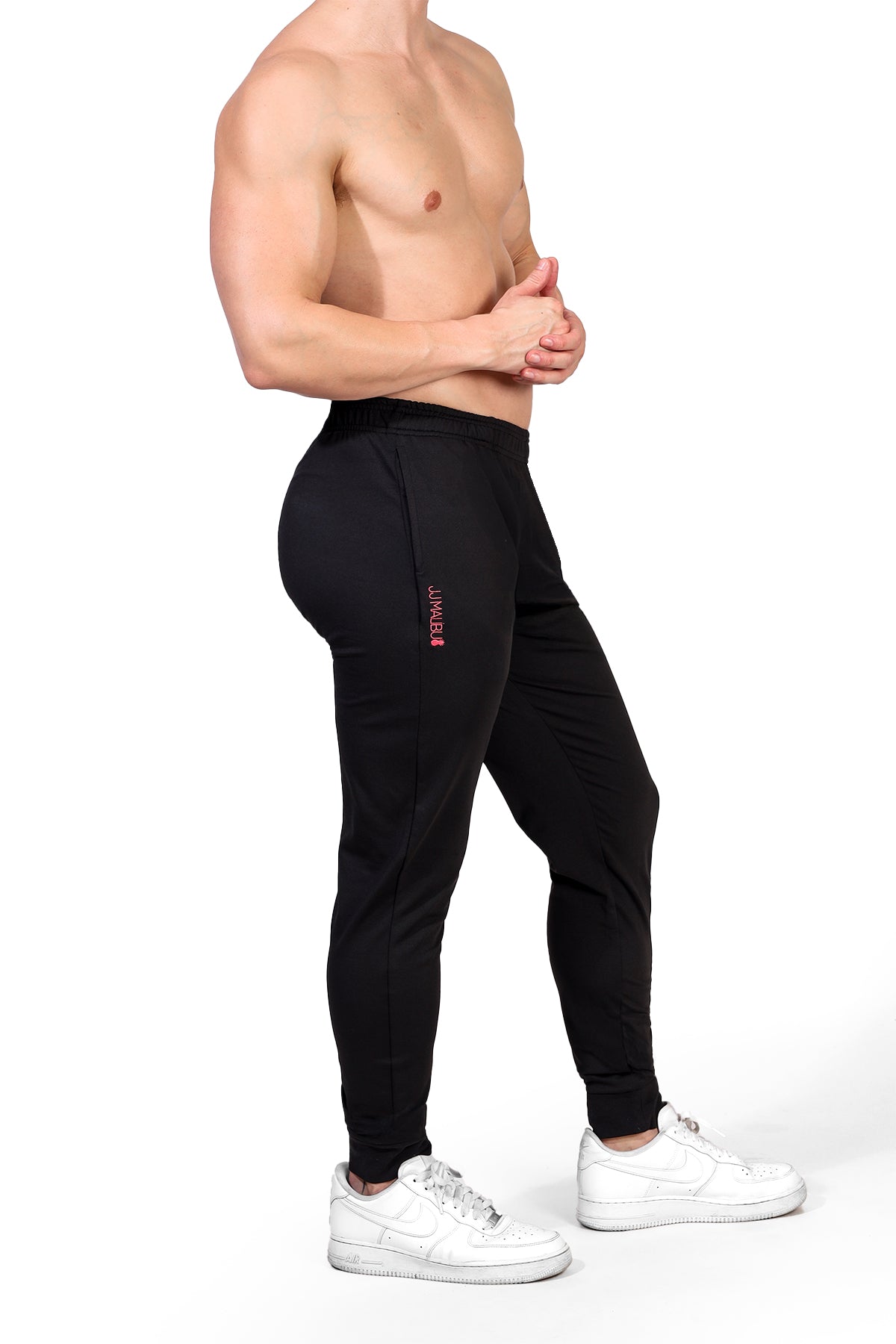 Peek-A-Boo Joggers - Black