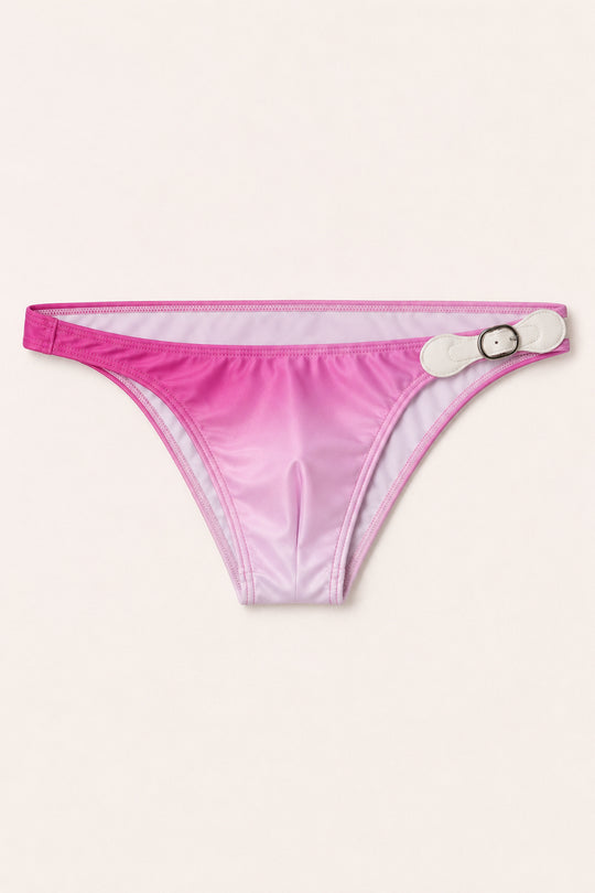 Renaissance Low-Cut Swim Bikini Briefs for Men - Pink Ombre