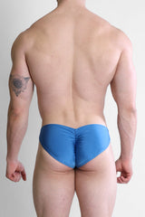 Dynamic Classic Scrunch Butt Brief - Neon Blue