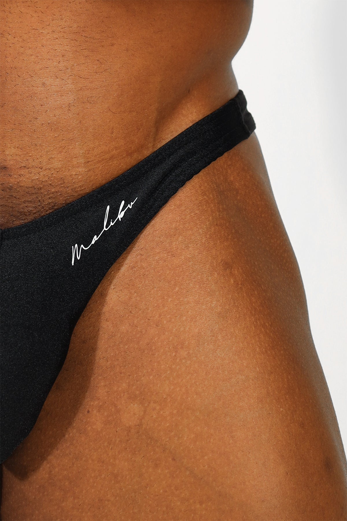 Dynamic Scrunch-Butt Bikini Briefs - Obsidian Black