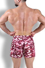 Quick-Dry Mesh Shorts - Purple Camo