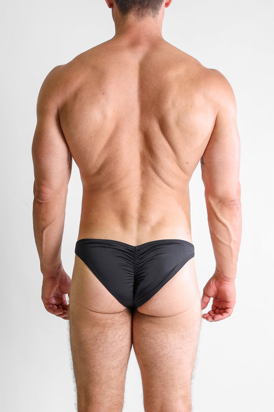 Classic Scrunch Butt Swim Briefs - Black