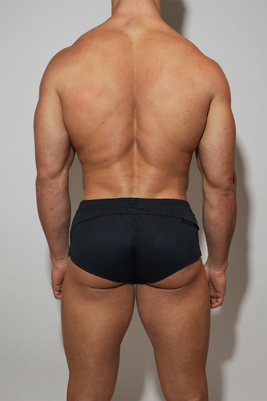 Quick-Dry Stretch-It 2" Short Shorts - Midnight Black