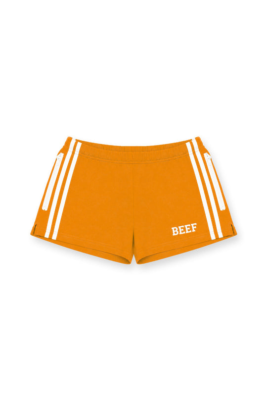 Varsity Boy Short Shorts - Tangerine Orange