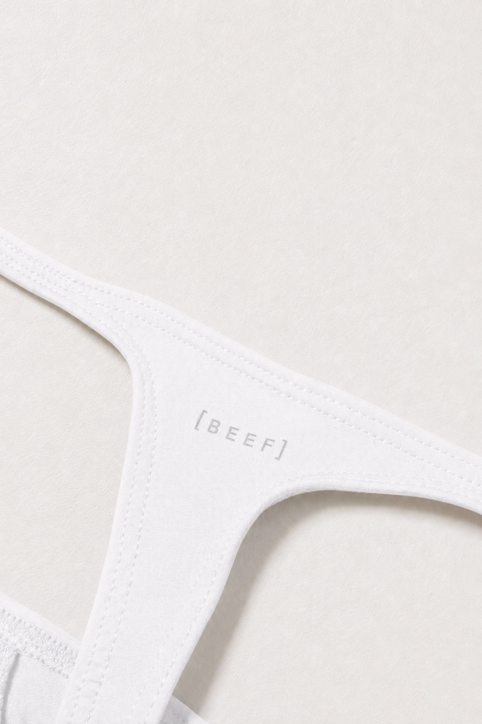 Strappy Little Swim Thong - Polar White