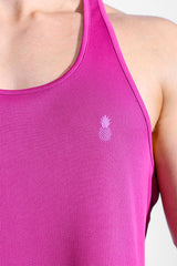 JJ Cool-Dry Gym Stringer - Dark Pink