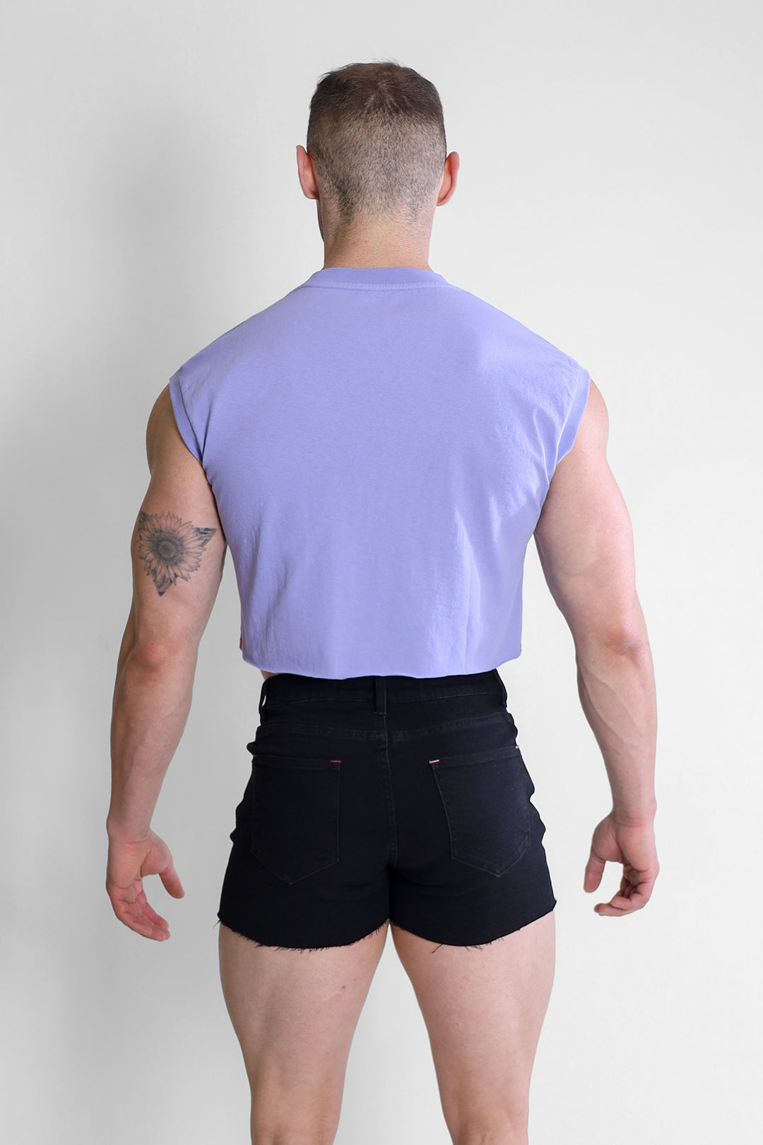Escapism Muscle-Fit Crop Tank - Zaddy – JJ Malibu