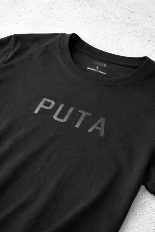 Oversized Relaxed Crop Top - Puta