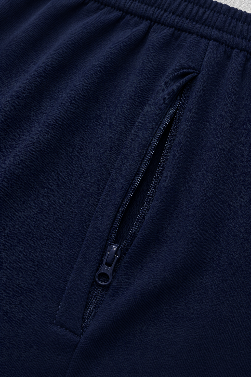 Peek-A-Boo Varsity 2" Short Shorts  - Navy Blue