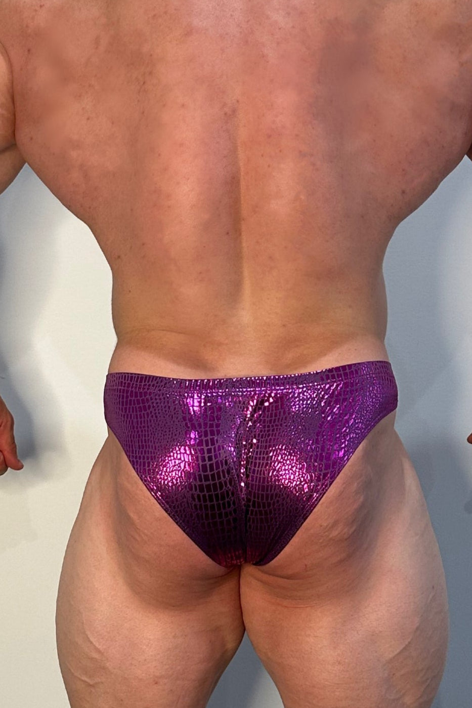 Nocturnal Brief with Bulge Pouch - Hot Pink Croc