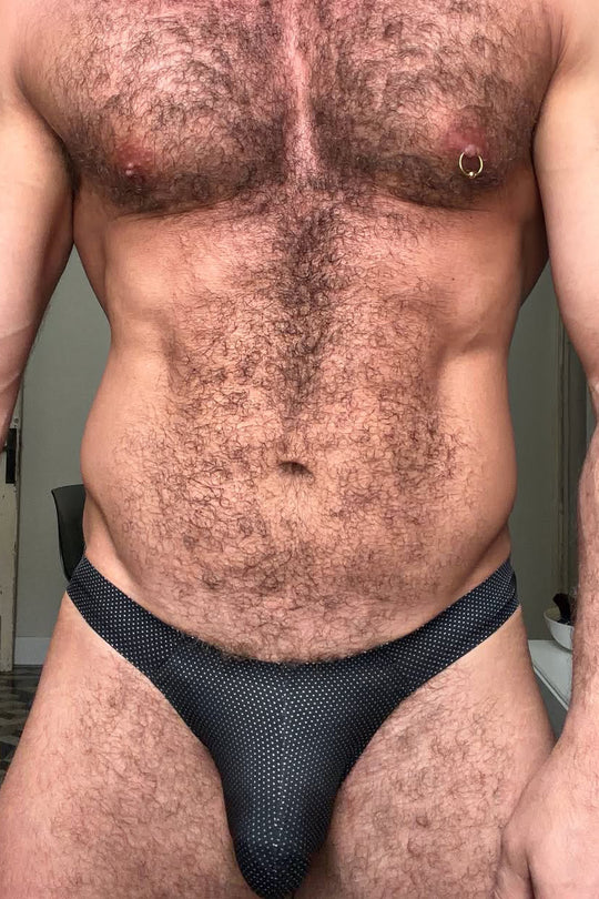 Shimmer Knit Seamless Briefs - Black