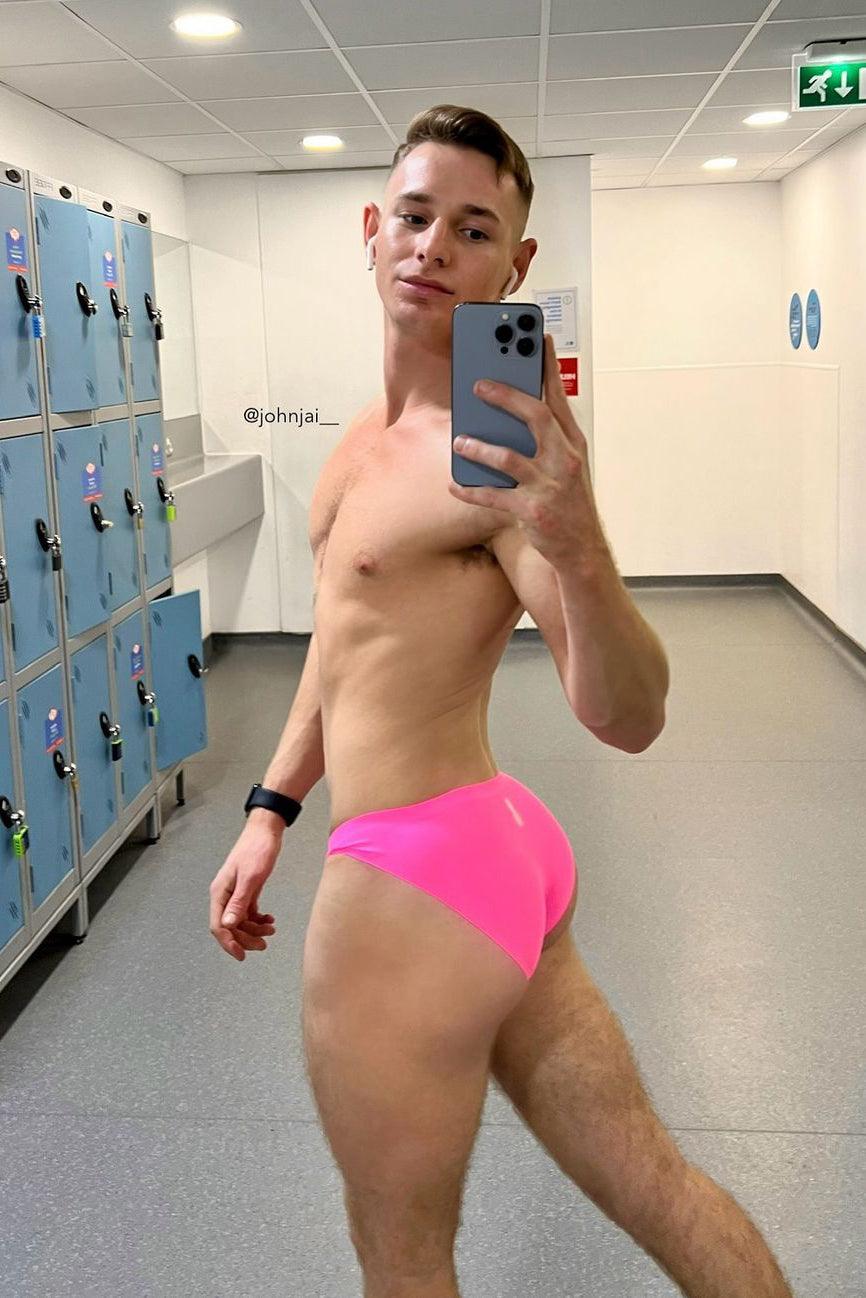 After-Hours Silky Seamless Briefs - Hot Pink - JJ Malibu 