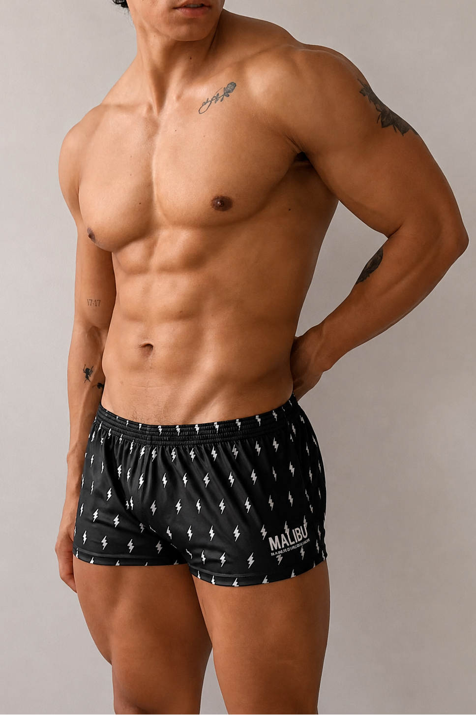 Stretch-It 2" Athletic Short Shorts - Lightning Bolts
