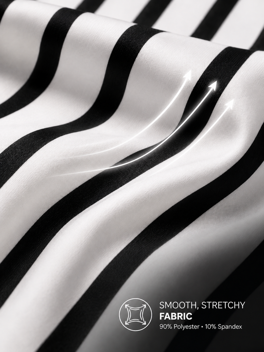 Stretch-It 2" Athletic Short Shorts - White Stripes