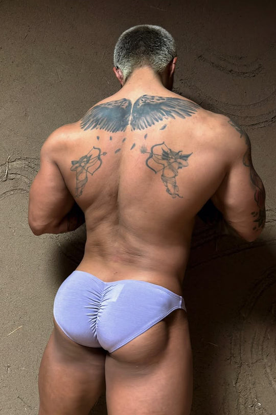 Premium Modal Scrunch-Back CHEEKY Brief - Dusty Lavendar