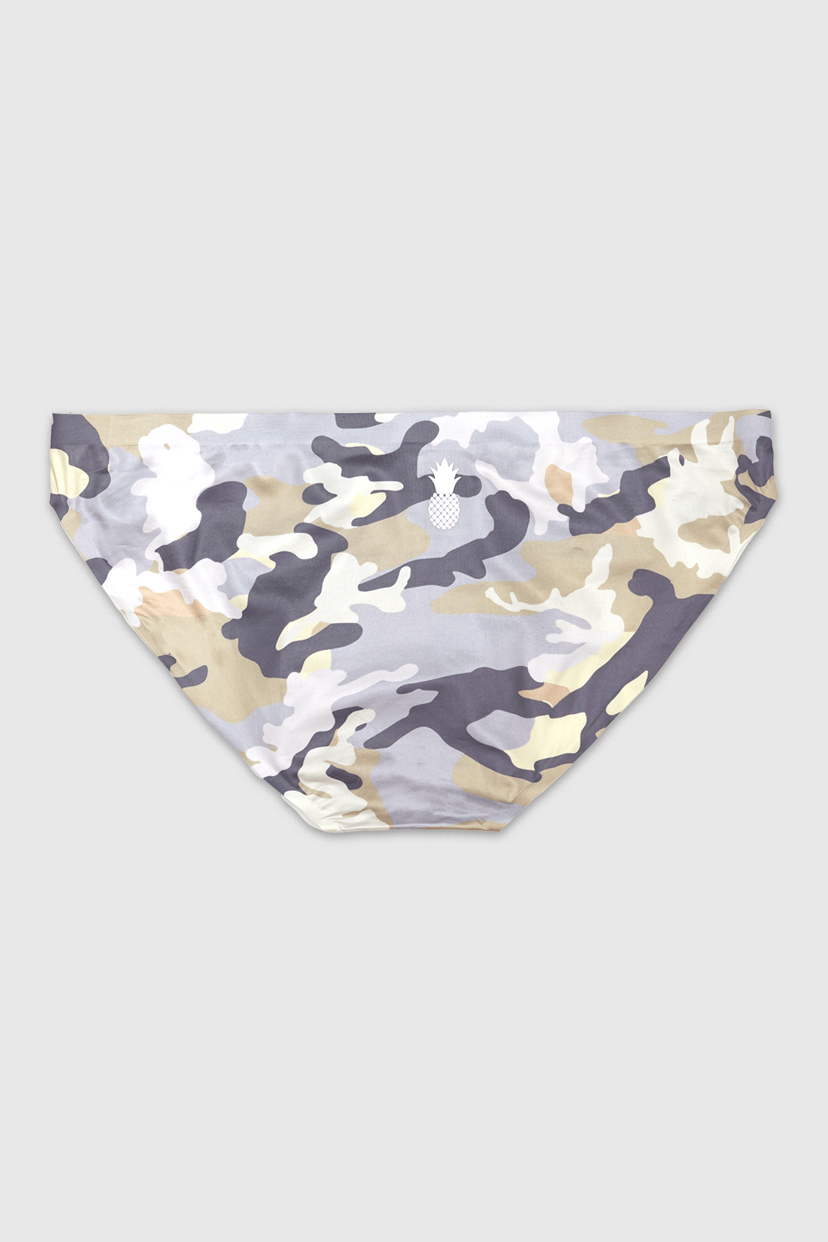 After-Hours Silky Seamless Briefs - White Camo - JJ Malibu 