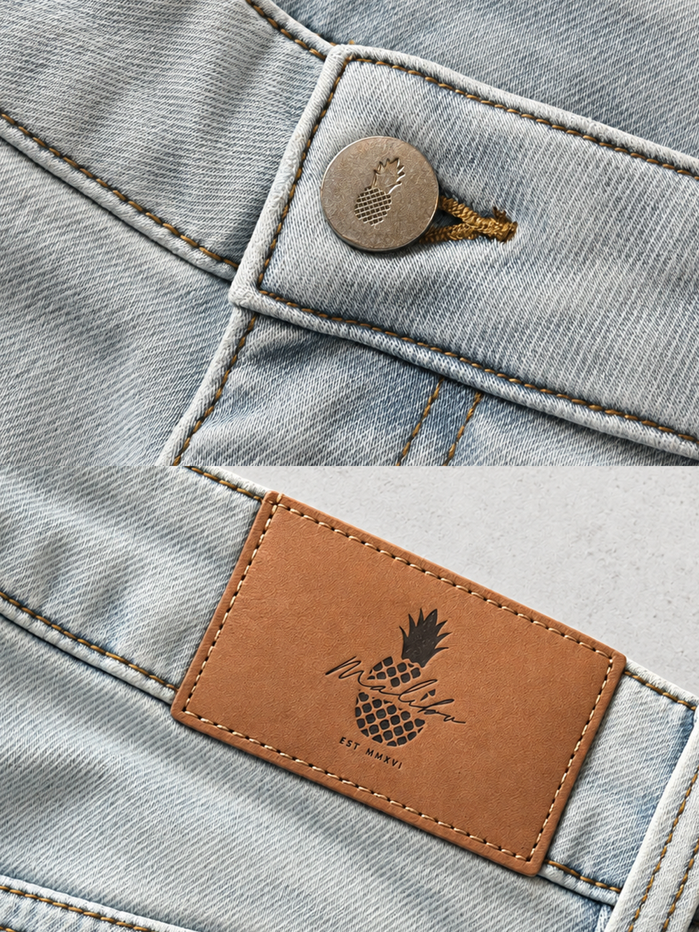 In-Your-Dreams 3.5" Denim Short Shorts - Hazy Blue