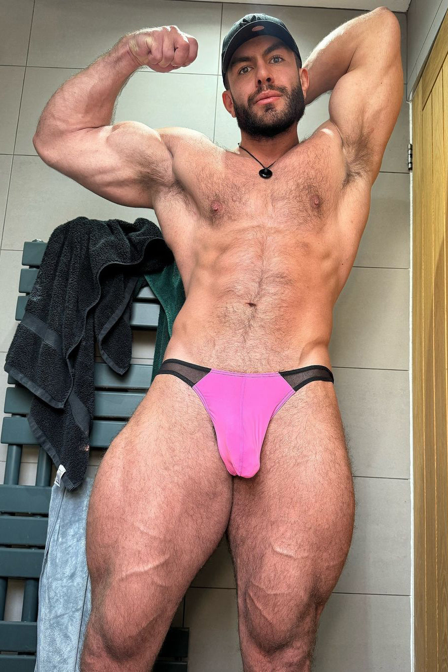 Club-Kid Mesh Bikini Briefs - Hot Pink