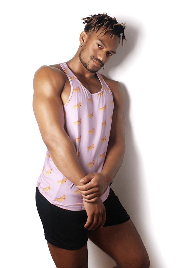 Feel Me Scoop Bottom Tank - Croissant - JJ Malibu 