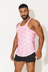 Feel Me Scoop Bottom Tank - Croissant - JJ Malibu 