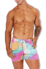 Nomad Cotton Short Shorts - Multicolor Tie Dye - JJ Malibu 