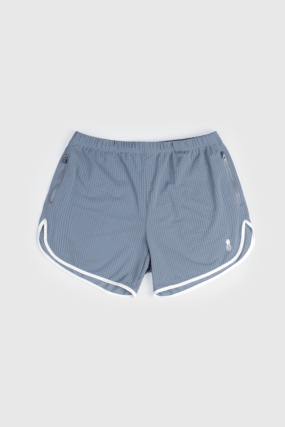 Work It Out Perforated Short Shorts - Blue - JJ Malibu 