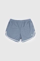 Work It Out Perforated Short Shorts - Blue - JJ Malibu 